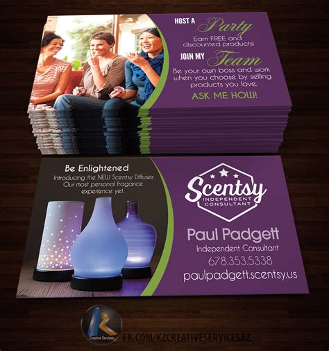 scentsy business card ideas.